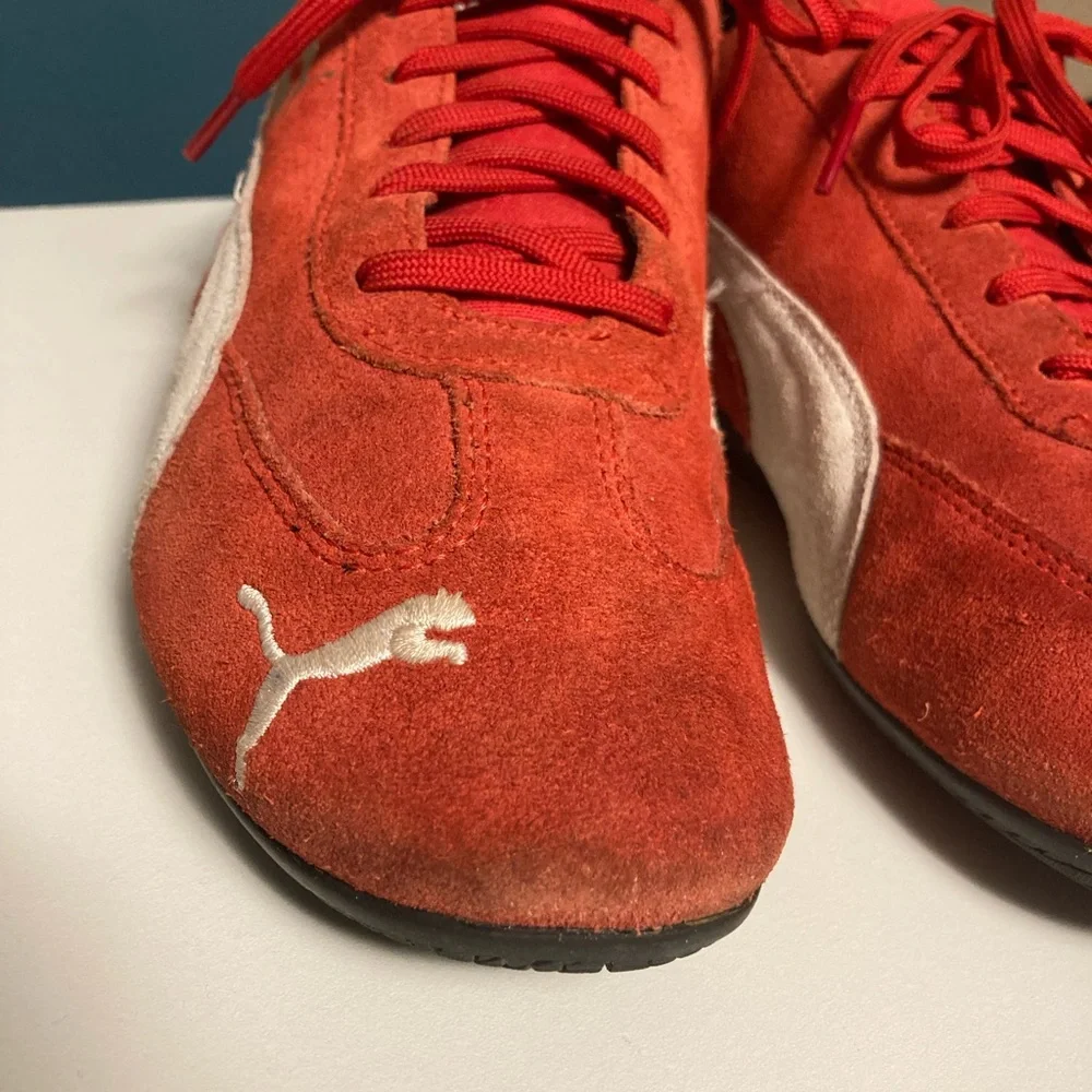 Puma Speedcat Red Suede Sneakers